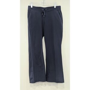 Athleta Midtown Wide Leg Trouser Pants In Navy Size 8